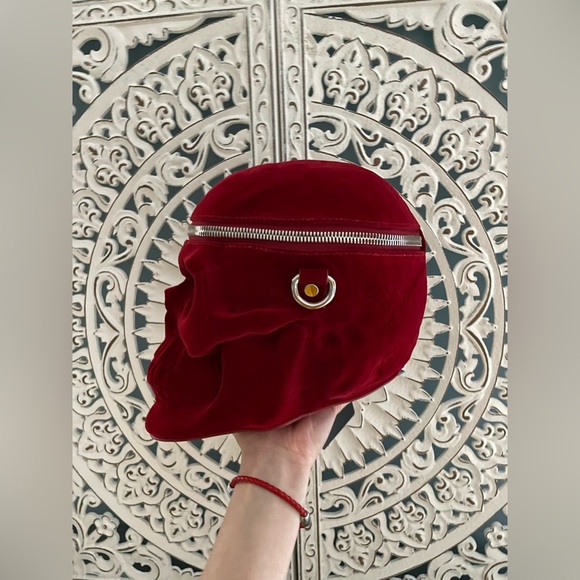NWT Killstar “Grave Digger” Red Velvet Purse - Picture 2 of 9